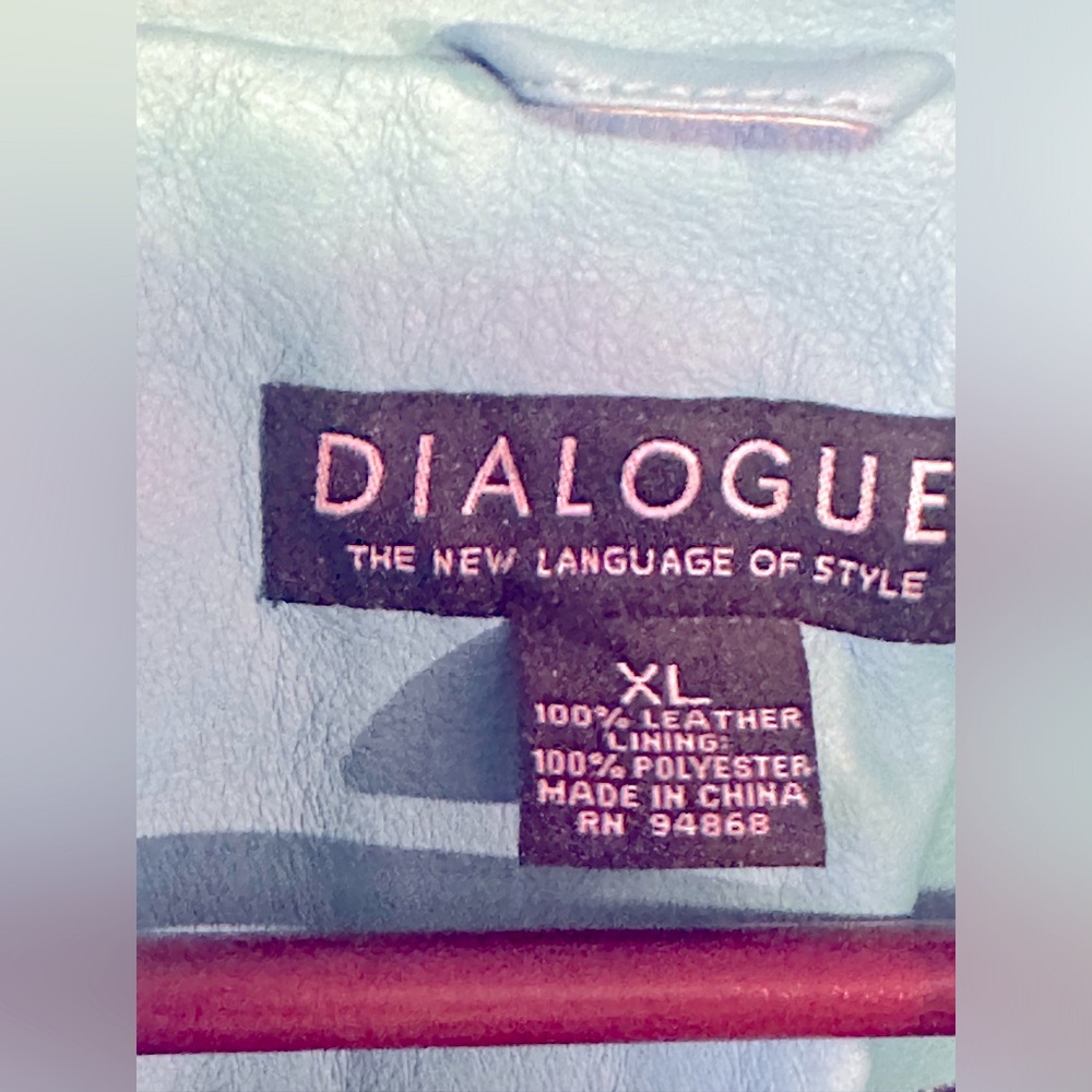 Dialogue leather jacket